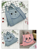 3D Ears Backpack Schoolbag for Kids Boys Girls Oxford Rucksack
