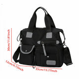 Large Capacity Nylon Shoulder Bags Messenger Waterproof Crossbody Bags