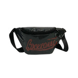 Candy Printed PU Leather Waist Fanny Pack Travel Hip Bum Bag