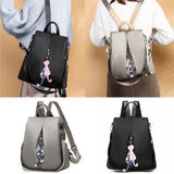 Women's Anti-Theft Backpack Waterproof Female Shoulder Bags School Bag