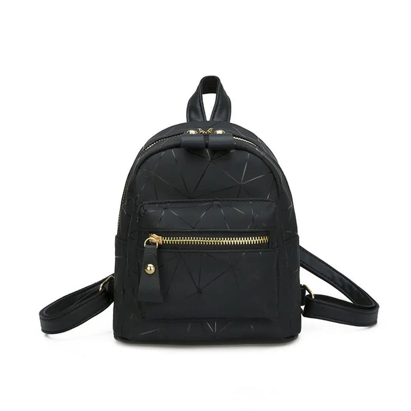 Women Leather Backpack School Rucksack College Shoulder Satchel