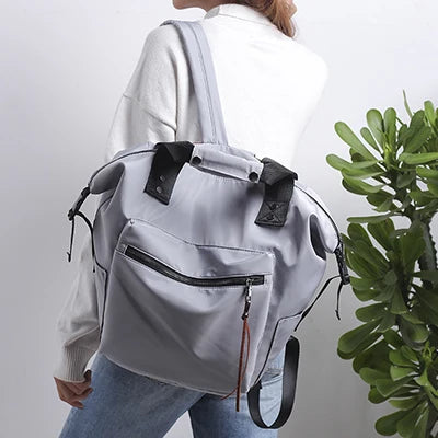 Nylon Backpack Women Casual Backpacks High Capacity Back To School Bag