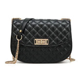 Plaid Women Messenger Bag Crossbody Chain Shoulder Handbag
