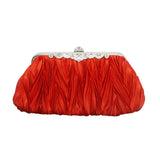 Pleated Evening Mini Satin Bag Lady Shoulder Handbag