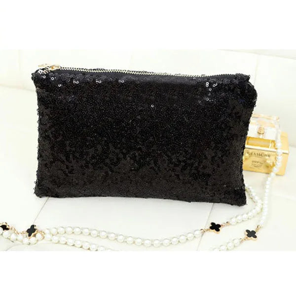 Sparkling Sequins Clutch Bags Purse bag Retro Sequins Hand Bag