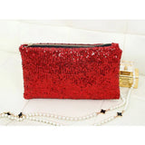 Sparkling Sequins Clutch Bags Purse bag Retro Sequins Hand Bag