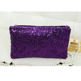 Sparkling Sequins Clutch Bags Purse bag Retro Sequins Hand Bag