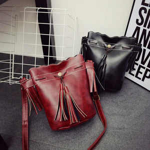 Spring Summer Women's Bucket Shoulder Bag Small Slung Bag