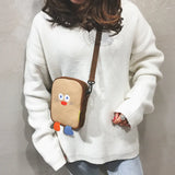 Summer Hot Cartoon Canvas Bags for Women Female Zipper Handbags