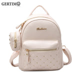 Summer Vintage Retro Lady Mini Backpack School Bags for Teenagers