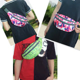 Colorful Travel Bum Belt Bag Phone Zipper Pouch Packs