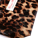 Leopard Cotton Zipper Makeup Bag for Women