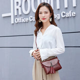 Women Shoulder Bag Oil Leather Handbag Totes Shopper Bags Handbags
