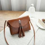 Women Shoulder Bag Oil Leather Handbag Totes Shopper Bags Handbags