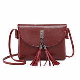 Women Shoulder Bag Oil Leather Handbag Totes Shopper Bags Handbags