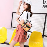 Mini Laser Holographic Backpack Girls School Bag