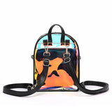 Mini Laser Holographic Backpack Girls School Bag