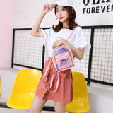 Mini Laser Holographic Backpack Girls School Bag