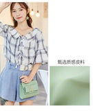 Women Small PU Leather Crossbody Shoulder Handbag Messenger Bag Purse