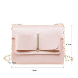 Women Small PU Leather Crossbody Shoulder Handbag Messenger Bag Purse