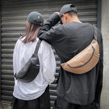 Women Waist Bag Fanny Pack PU Leather Solid Chest Bag Belt Purse Small Purse