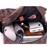 Women's Leather Backpack Girl School Shoulder Bag Bagpack Mochila
