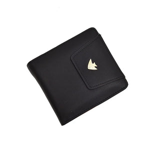 Fish Women Wallet Small Leather Button Clutch Bag