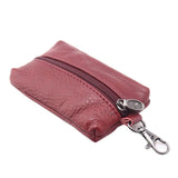 Cow Leather Car Key Holder Housekeeper Keys Wallet Case