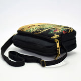 Chinese Peacock Embroidery Canvas Shoulder Bag Set