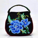 National Wind Embroidered Small Bag Double Bag