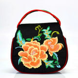 National Wind Embroidered Small Bag Double Bag