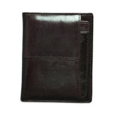 Spring Oil Skin Short Leather Wallet Vintage Short Wallets