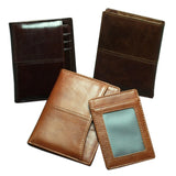 Spring Oil Skin Short Leather Wallet Vintage Short Wallets
