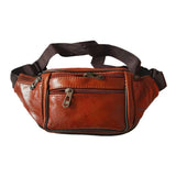 2019 Leather Waist Pack Travel Belt Bag Mobile Phone Bag