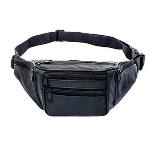 2019 Leather Waist Pack Travel Belt Bag Mobile Phone Bag