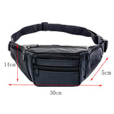 2019 Leather Waist Pack Travel Belt Bag Mobile Phone Bag