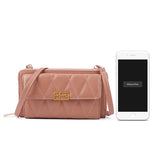 Diamond Handbags PU Leather One-shoulder Small Square Bag Women Shoulder Bag