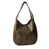 Women Handbags Large Capacity Retro Stitching Shoulder bags PU Big Bag Tote