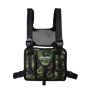 Hip Hop Tactical Chest Rig Bag Kanye West Waist Pack