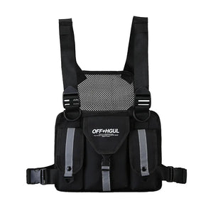 Hip Hop Tactical Chest Rig Bag Kanye West Waist Pack