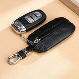 Leather Key Holder Wallet Organizer Pouch