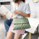 Classical Women Big Metail Tassel Satchel Lady Large Size Tote Bag