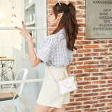 Clear PVC Jelly Women Bucket Bag Small Shoulder Chain Crossbody Messenger