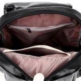 Leather Backpack Women School Bag Teen Girls Retro Travel Bagpack Sac a Dos