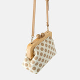 Euro-America Women Bag Cotton Fabric Flap Dot Soft Shoulder Mini Bag