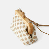 Euro-America Women Bag Cotton Fabric Flap Dot Soft Shoulder Mini Bag