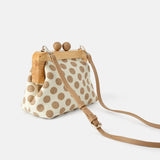 Euro-America Women Bag Cotton Fabric Flap Dot Soft Shoulder Mini Bag