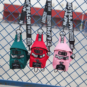 Fanny Letter Chest Pack Lightweight Unisex Wild Waist Pouch Travel Belt