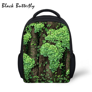 Kids School Bags Flower Pattern Student Bags Children Book Bag Nursery Bag