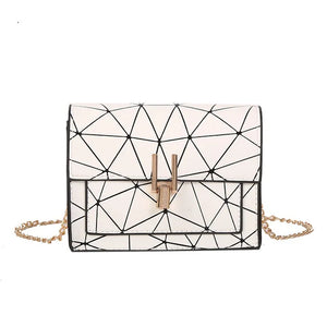 Crossbody Bag for Women Chain Shoulder Bag Wild Print Small Square Bag